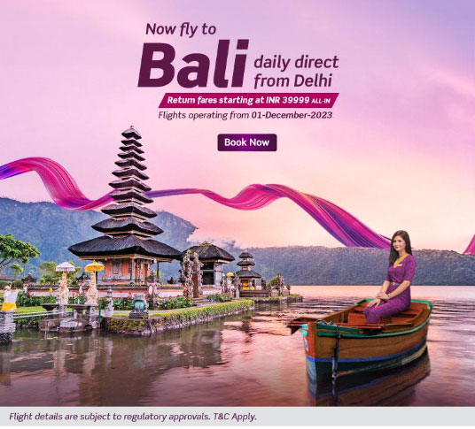 <div>Vistara is ready to fly to Bali</div>