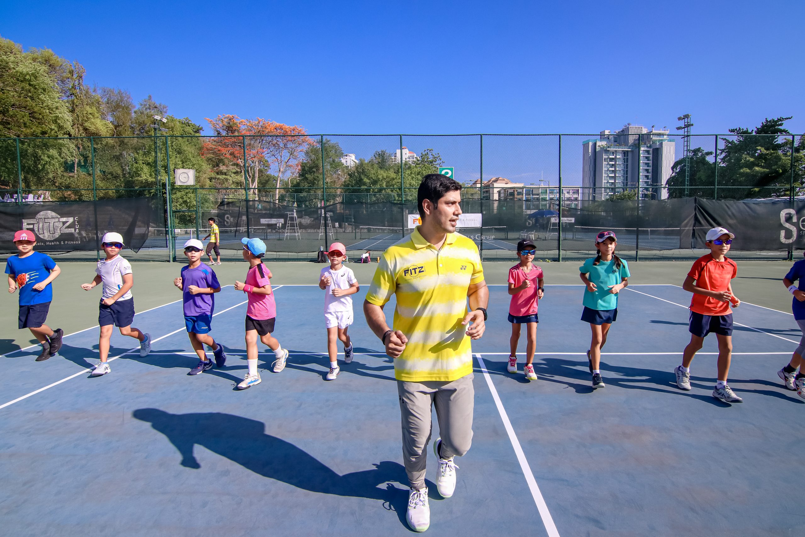 Royal Cliff organizes the junior tennis championship