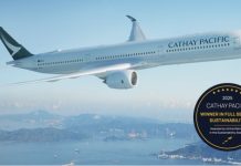 Cathay wins Sustainability Award