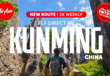AirAsia to fly Johor Bahru – Kunming route
