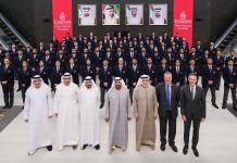 Emirates flight training graduates win their wings