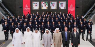 Emirates flight training graduates win their wings