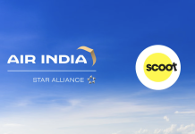 Air India interlines with Scoot