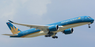 Vietnam Airlines flies direct SGN-HKT service