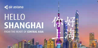 Air Astana starts Shanghai flights