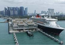 Iconic Cunard ship visits Singapore
