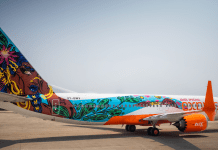 Air India Express unveils flying canvas