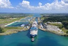 Star Princess visits the Panama Canal