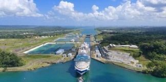 Star Princess visits the Panama Canal