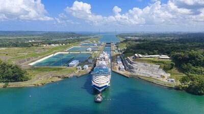 Star Princess visits the Panama Canal
