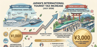 Japan hikes international travel tax