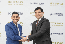 Etihad codeshares with Uzbekistan Airways