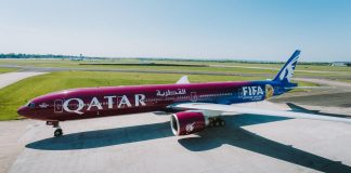 Qatar rolls out FIFA livery aircraft