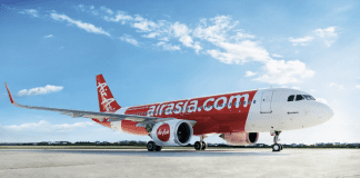 AirAsia flight check-in at HKG T2