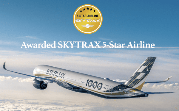 Starlux 获得五星级评级 – TTR Weekly