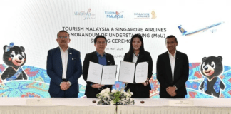 Tourism Malaysia inks one-year campaign with SQ