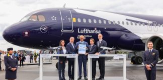 Airbus and Lufthansa celebrate 50 years