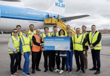 KLM celebrates 90 years of air travel to Stockholm