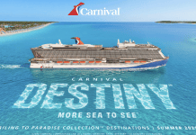 Carnival Cruise Line unveils Carnival Destiny