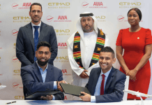 Etihad and Africa World Airlines ink partnership