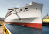 Amangati from dry dock to sea