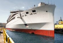 Amangati from dry dock to sea