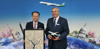 EVA Air starts Washington-Taipei service