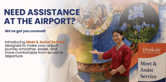 Drukair presents a meet and assist service