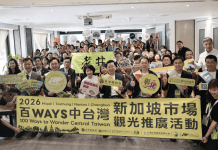 Taiwan destinations on SG mission
