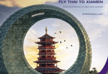 THAI returns to Xiamen this October