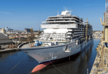 Oceania Sonata floats out