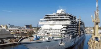 Oceania Sonata floats out