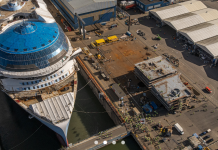 Royal Caribbean’s Hero of the Seas floats out