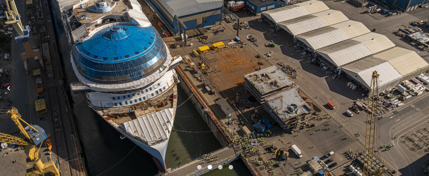 Royal Caribbean???s Hero of the Seas floats out