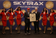 AirAsia wins SkyTrax salute 17 times