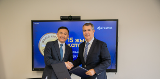 Air Astana joins hands with Kazakh Tourism