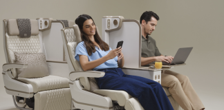 Emirates elevates premium economy seat