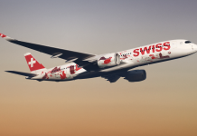 Third SWISS Airbus A350-900 arrives in Zurich