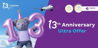 HK Express 13th anniversary fare deals